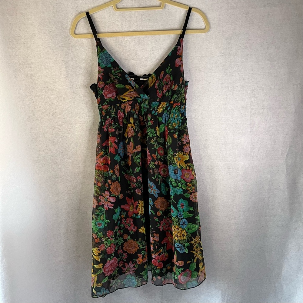 Derek Heart Floral Sun dress NWOT Sz Small Festival Summer Cottagecore Boho